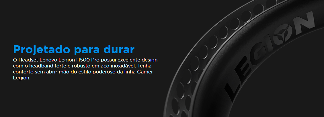 Headset Gamer Lenovo Legion H500 Pro 7.1 Surround Sound